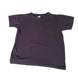 Laura Ashley Vintage 90s Navy 100% Cotton Short Sleeve T-Shirt Womens Medium